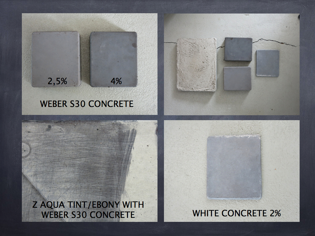 DIY- how to color concrete using dye and pigment